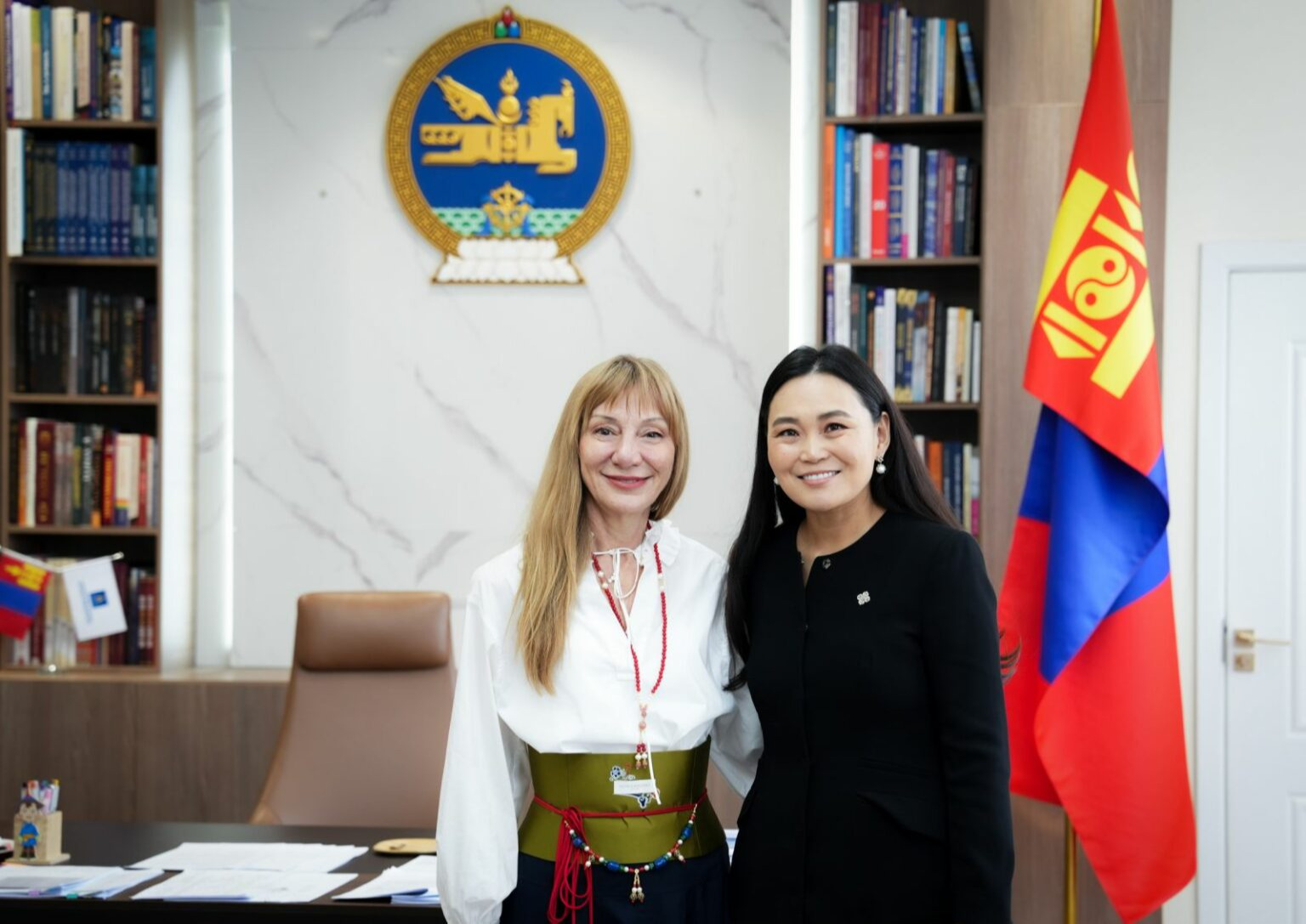 НҮБ-ын Хөгжлийн хөтөлбөрийн суурин төлөөлөгч Матилда Димовскаг хүлээн авч уулзлаа